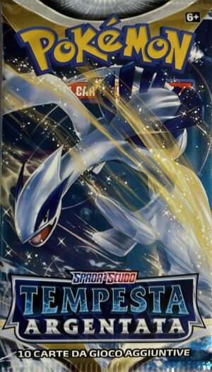 Pokémon Spada e Scudo - Tempesta Argentata - Busta 10 Carte (Artwork Lugia)