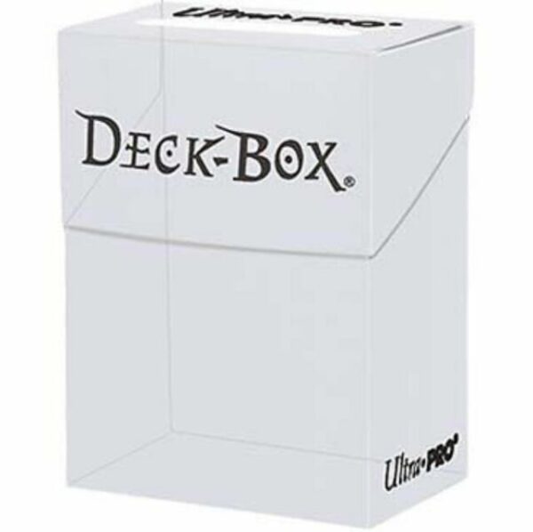 Porta Mazzo Deck Box 80 Carte - White Bianco