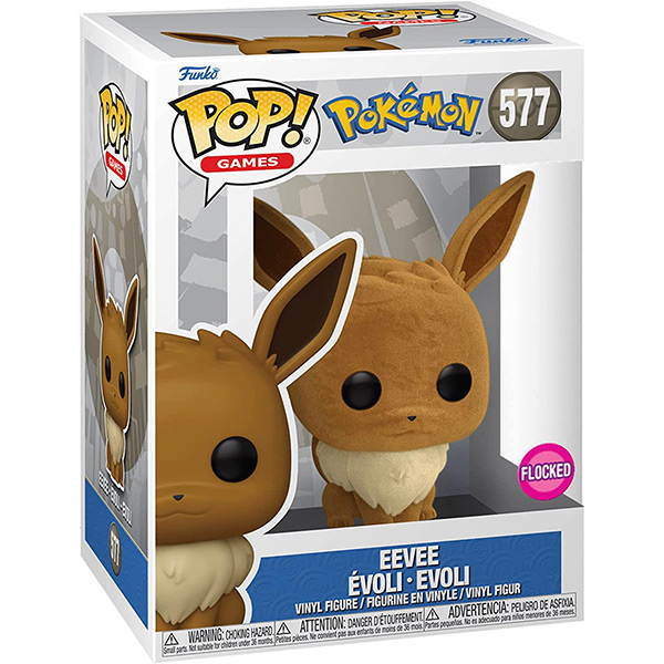 Pokemon - Eevee - Funko POP! #577 - EMEA - Flocked - Games