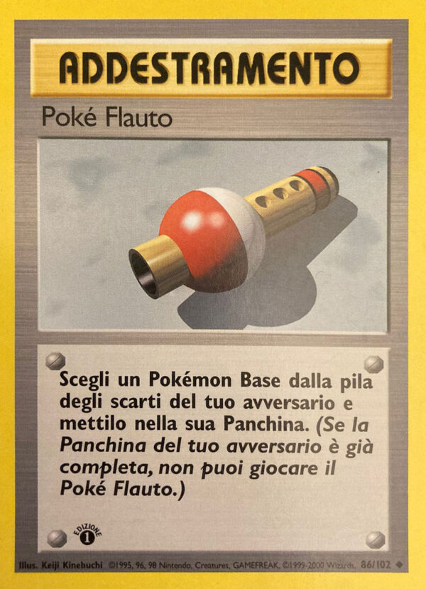 Poké Flauto - 1 Edizione - Set Base 86/102 - Italiano - Near Mint