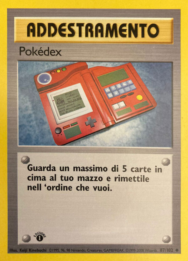 Pokédex - 1 Edizione - Set Base 87/102 - Italiano - Near Mint