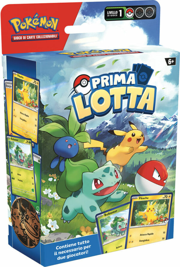 Pokemon Prima Lotta Pikachu e Bulbasaur