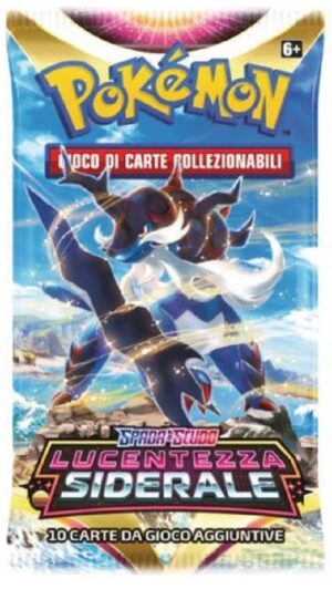 Pokémon Spada e Scudo Lucentezza Siderale - Busta 10 Carte (Artwork Samurott)