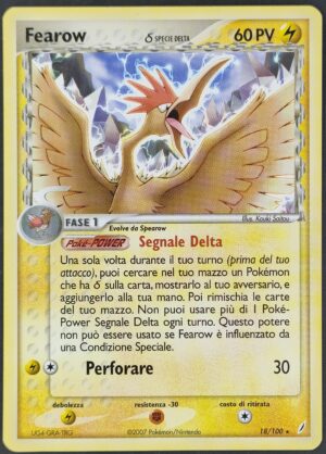 Fearow δ Specie Delta - EX Guardiani dei Cristalli 18/100 - Italiano - Near Mint
