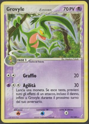 Grovyle δ Specie Delta - EX Guardiani dei Cristalli 19/100 - Italiano - Very Good