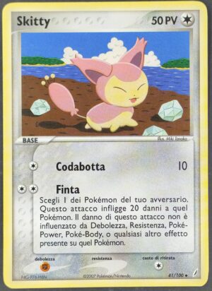 Skitty - EX Guardiani dei Cristalli 41/100 - Italiano - Very Good