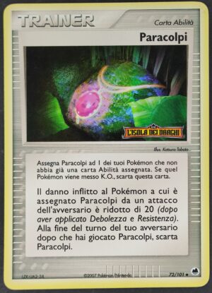 Paracolpi - Stamped Holo - EX L'Isola dei Draghi 72/101 - Italiano - HOLO - Very Good