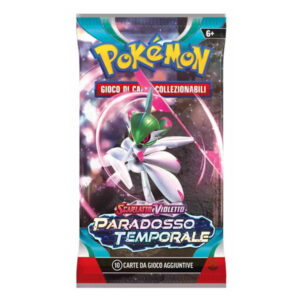 Bustina 10 Carte Pokémon Scarlatto e Violetto Paradosso Temporale (Artwork Eroeferreo) - Italiano confezioni-carte