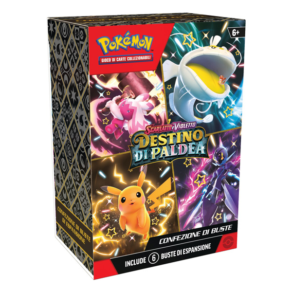 Bundle da 6 Buste di Espansione da 10 Carte - Pokémon Scarlatto e Violetto Destino di Paldea