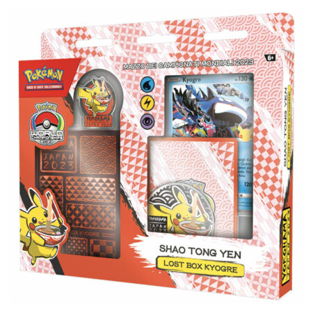 Pokémon Mazzo Lost Box Kyogre dei Campionati Mondiali World Championship 2023 Shao Tong Yen