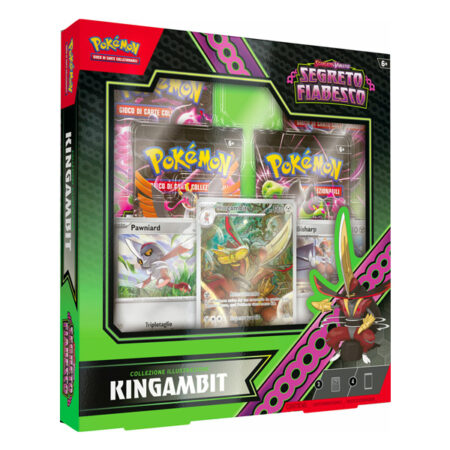Collezione Illustrazione Kingambit - Segreto Fiabesco Pokémon Scarlatto e Violetto - Italiano