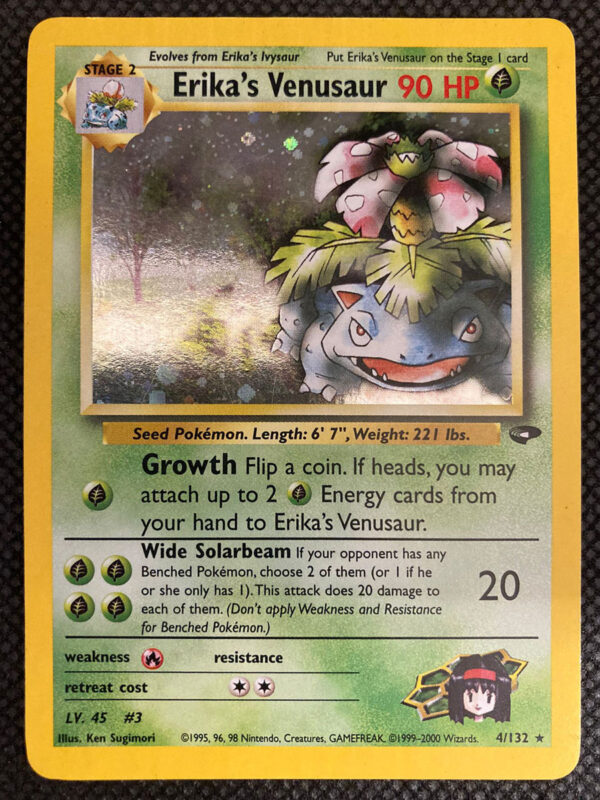 Erika's Venusaur - Gym Challenge 4/132 - Inglese - HOLO - Very Good