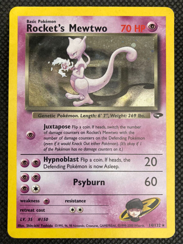 Rocket's Mewtwo - Gym Challenge 14/132 - Inglese - HOLO - Very Good