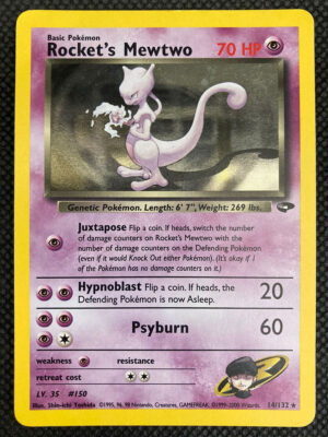 Rocket's Mewtwo - Gym Challenge 14/132 - Inglese - HOLO - Very Good