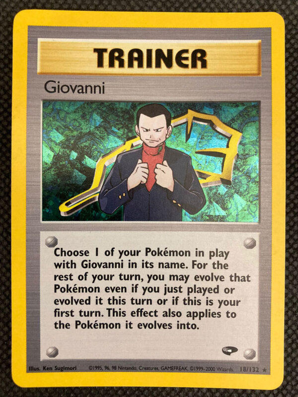 Giovanni - Gym Challenge 18/132 - Inglese - HOLO - Very Good