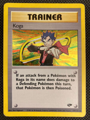 Koga - Gym Challenge 19/132 - Inglese - HOLO - Good