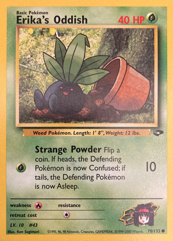 Erika's Oddish - Gym Challenge 70/132 - Inglese - Near Mint