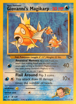 Giovanni's Magikarp - Gym Challenge 73/132 - Inglese - Near Mint