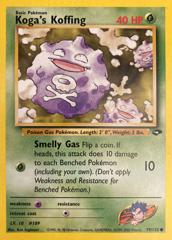 Koga's Koffing - Gym Challenge 79/132 - Inglese - Near Mint