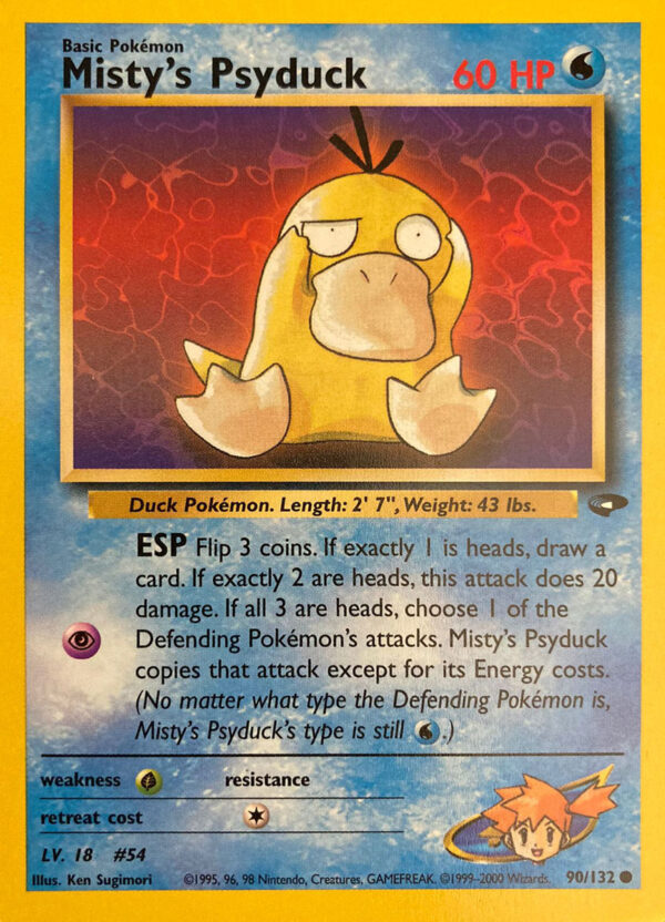 Misty's Psyduck - Gym Challenge 90/132 - Inglese - Played