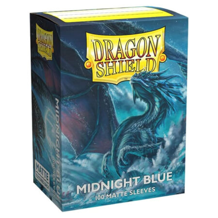 Bustine Protettive 100 Carte - Midnight Blue Matte - Standard Dragon Shield