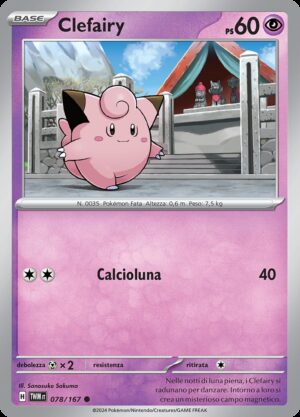 Clefairy - Crepuscolo Mascherato 78/167 - Italiano - Nuovo