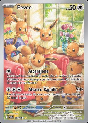 Eevee - Crepuscolo Mascherato 188/167 - Italiano - HOLO - Nuovo