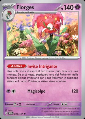 Florges - Crepuscolo Mascherato 88/167 - Italiano - Nuovo