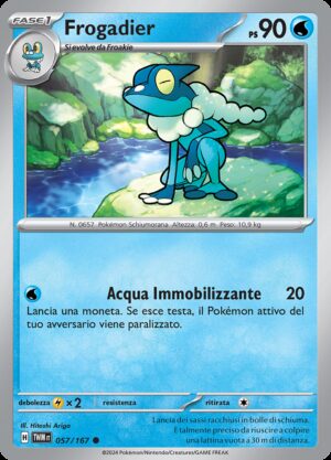 Frogadier - Crepuscolo Mascherato 57/167 - Italiano - Nuovo