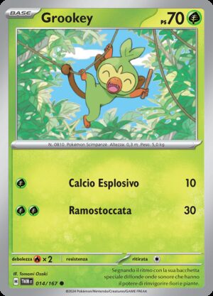 Grookey - Crepuscolo Mascherato 14/167 - Italiano - Nuovo