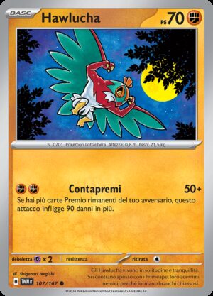 Hawlucha - Crepuscolo Mascherato 107/167 - Italiano - Nuovo