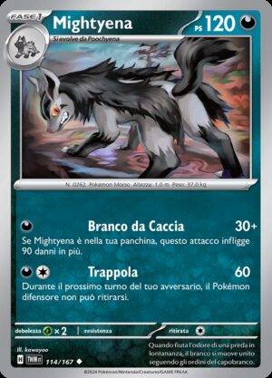 Mightyena - Crepuscolo Mascherato 114/167 - Italiano - Nuovo