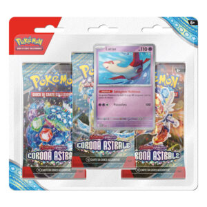 Corona Astrale – Blister 3 Buste con Carta Promo Latias – Pokémon Scarlatto e Violetto – Italiano - Italiano pre