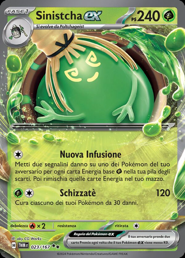 Sinistcha EX - Crepuscolo Mascherato 23/167 - Italiano - HOLO - Nuovo