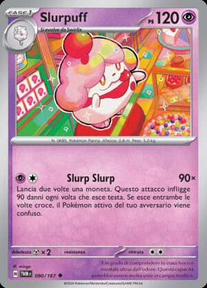 Slurpuff - Reverse - Crepuscolo Mascherato 90/167 - Italiano - HOLO - Nuovo