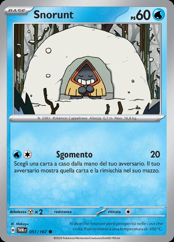 Snorunt - Reverse - Crepuscolo Mascherato 51/167 - Italiano - HOLO - Nuovo