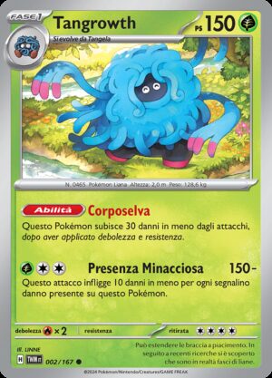 Tangrowth - Reverse - Crepuscolo Mascherato 2/167 - Italiano - HOLO - Nuovo