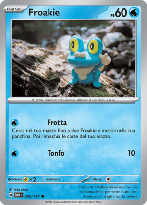 Froakie - Crepuscolo Mascherato 56/167 - Italiano - Nuovo