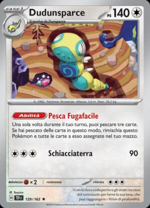 Dudunsparce - Reverse - Cronoforze 129/162 - Italiano - HOLO - Nuovo