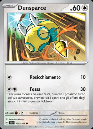 Dunsparce - Cronoforze 128/162 - Italiano - Nuovo