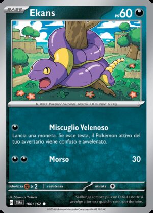 Ekans - Cronoforze 100/162 - Italiano - Nuovo