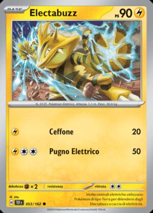 Electabuzz - Cronoforze 53/162 - Italiano - Nuovo