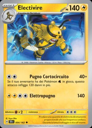 Electivire - Cronoforze 54/162 - Italiano - Nuovo