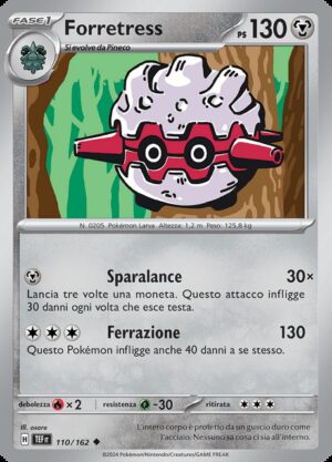 Forretress - Reverse - Cronoforze 110/162 - Italiano - HOLO - Nuovo