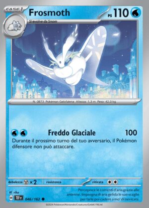 Frosmoth - Reverse - Cronoforze 46/162 - Italiano - HOLO - Nuovo