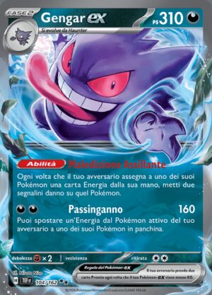 Gengar EX - Cronoforze 104/162 - Italiano - HOLO - Nuovo