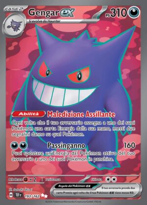 Gengar EX - Cronoforze 193/162 - Italiano - HOLO - Nuovo