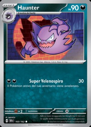 Haunter - Cronoforze 103/162 - Italiano - Nuovo