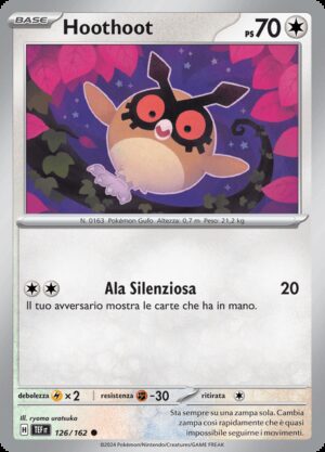 Hoothoot - Reverse - Cronoforze 126/162 - Italiano - HOLO - Nuovo