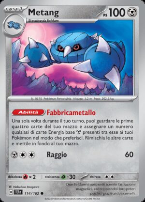 Metang - Reverse - Cronoforze 114/162 - Italiano - HOLO - Nuovo